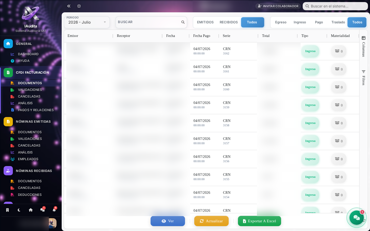 Explorador de XML en iAudita