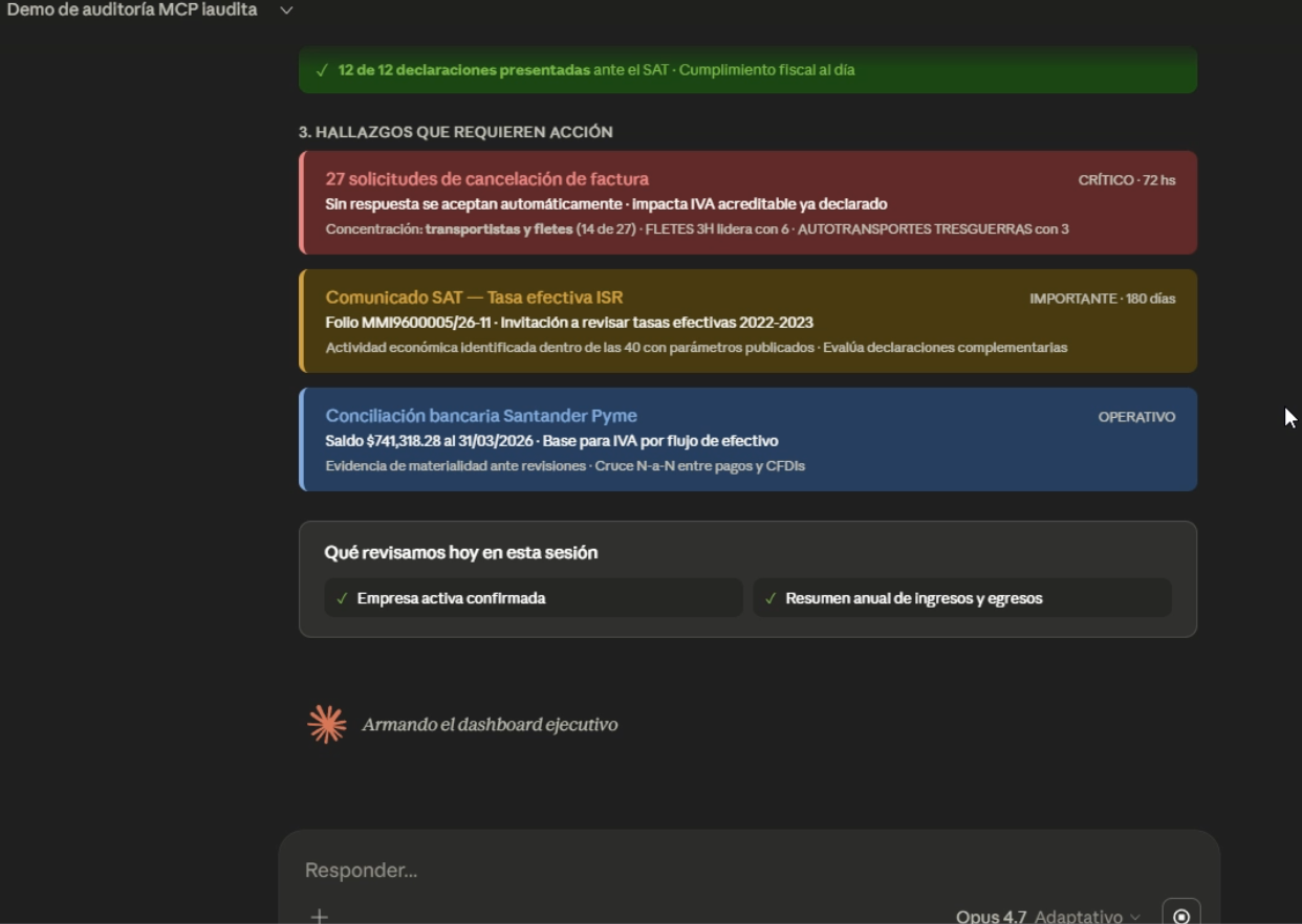 Dashboard ejecutivo con hallazgos priorizados por criticidad